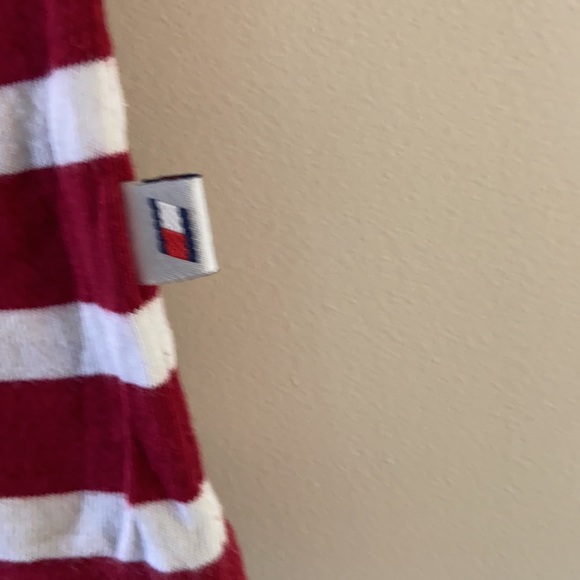 Red and white striped top - Picture 3 of 4